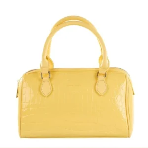 Borsa-Bauletto-Ecopelle-Morbido-Giallo-Donna-Pierre-Cardin-1