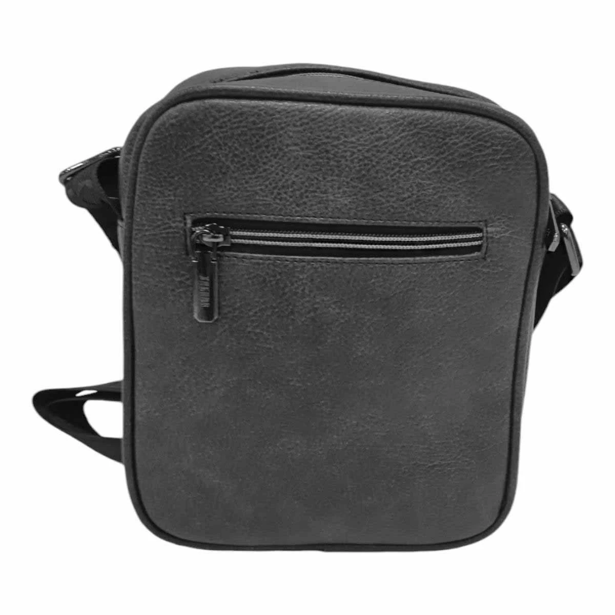 Borsa a Tracolla Uomo Ecopelle Nero Jaguar - immagine 3