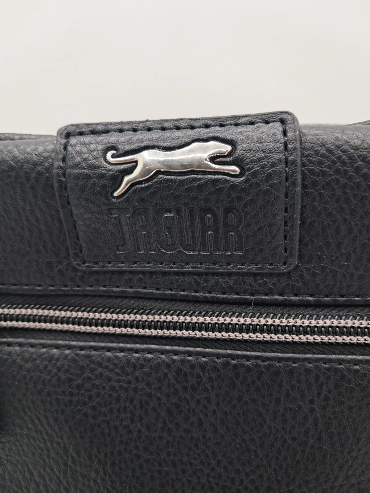 Borsa a Tracolla Uomo Ecopelle Nero Jaguar - immagine 9