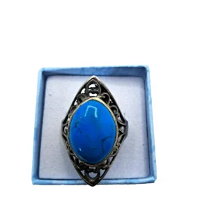 Anello-in-Argento-925-con-Turchese-Donna-Misura-21-Italia-Artigianale-1