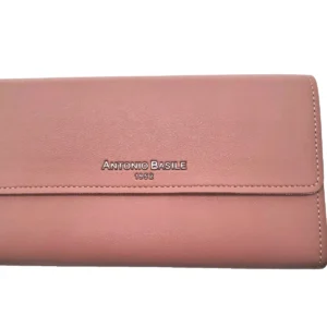 Basile-Portafoglio-Ecopelle-Rosa-Antico-XL-Donna-1