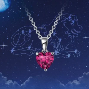 Collana-Argento-925-Sterling-Cuore-Rosso-Donna-1