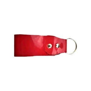 Portachiavi-Vera-Pelle-Rosso-Donna-Fatto-a-Mano-Artigianale-1