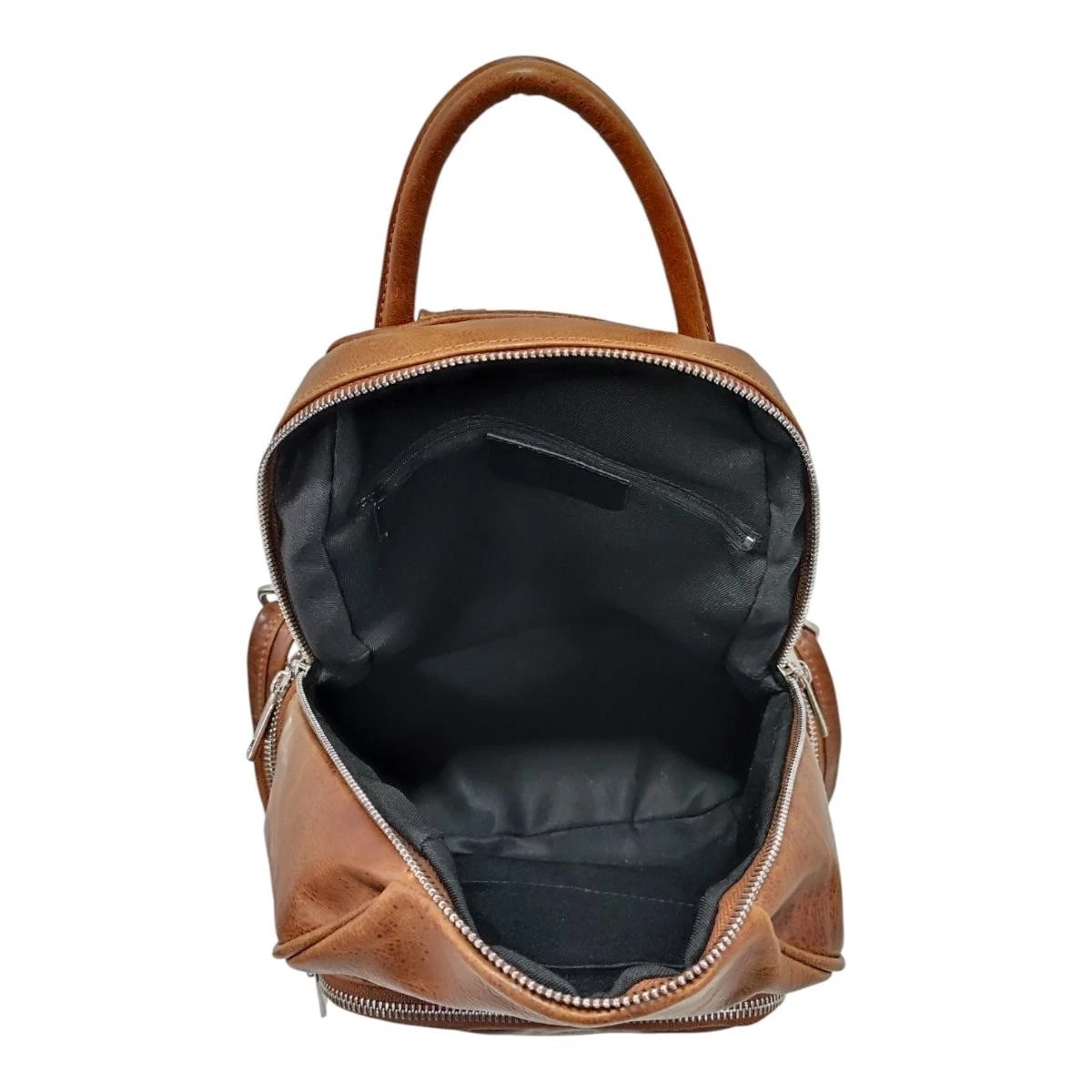 Zaino Vera Pelle  Marca Nardini Colore Cuoio Made in Italy - immagine 7